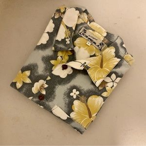 Vintage O’Neill Floral Hawaiian Shirt Made In USA